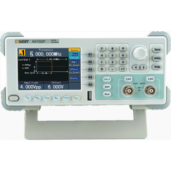 Универсальный DDS-генератор сигналов OWON AG1022F двухканальный 25 МГц