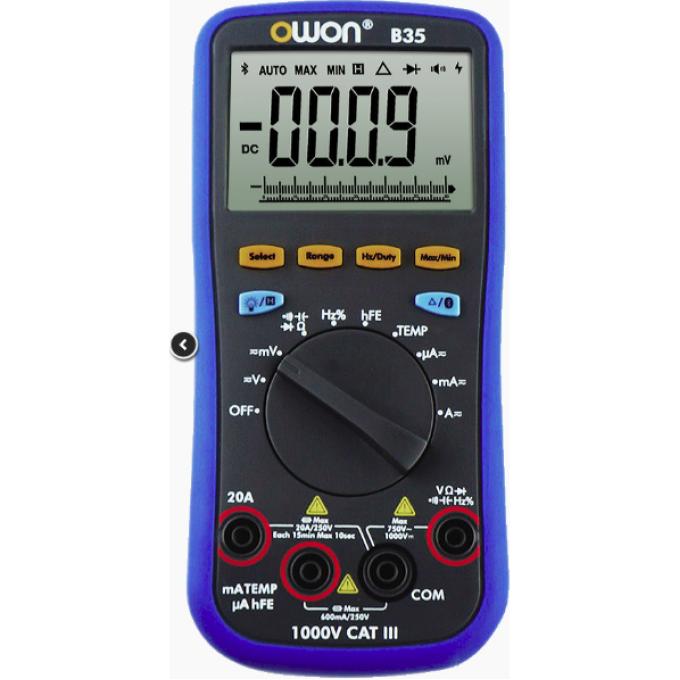 Мультиметр цифровой True RMS OWON D35T