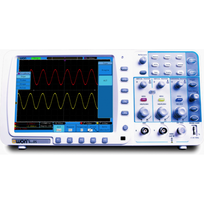 Осциллограф цифровой двухканальный OWON 100 МГц 1 ГГц SDS7102V